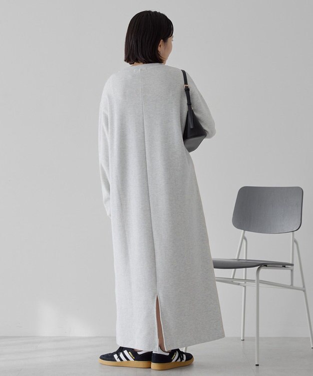 AMERICAN HOLIC スムース起毛ボックスシルエットワンピース Light Gray