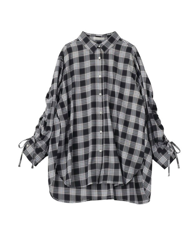 Green Parks 【しゃれシャツ】イージーケアシャーリングシャツ Black