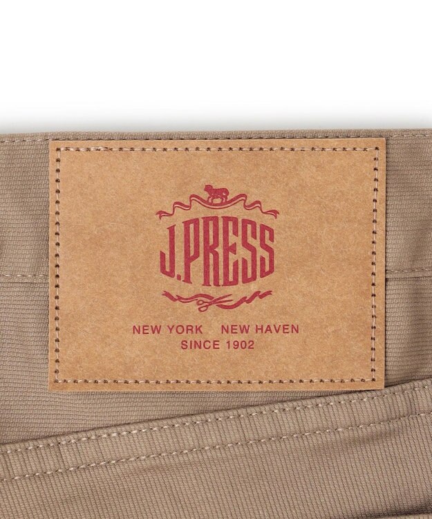 J.PRESS MEN 【ストレッチ】コンパクトピケストレッチ５ポケット パンツ ベージュ系