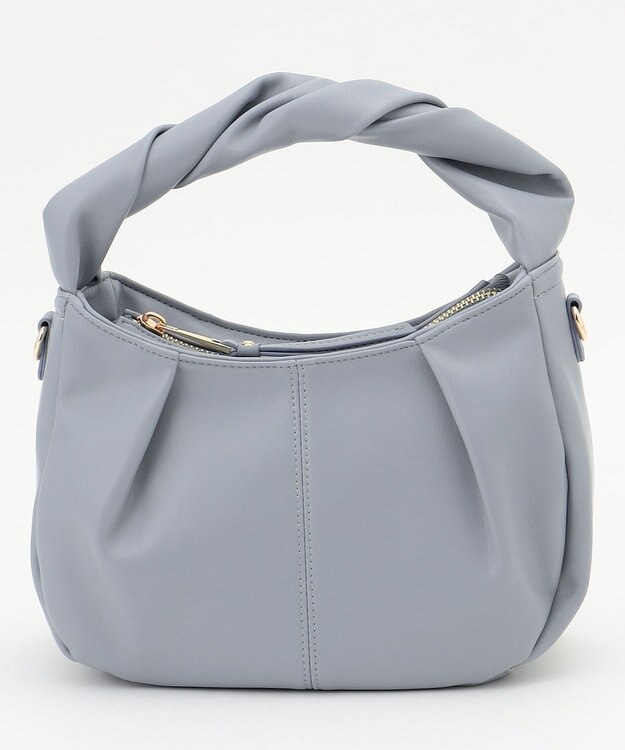 組曲 【2WAY】ソフトミニラウンドバッグ スカイブルー系