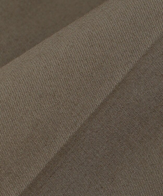 UNFILO 【洗える/ストレッチ】ライトコットン ベイカーパンツ カーキ