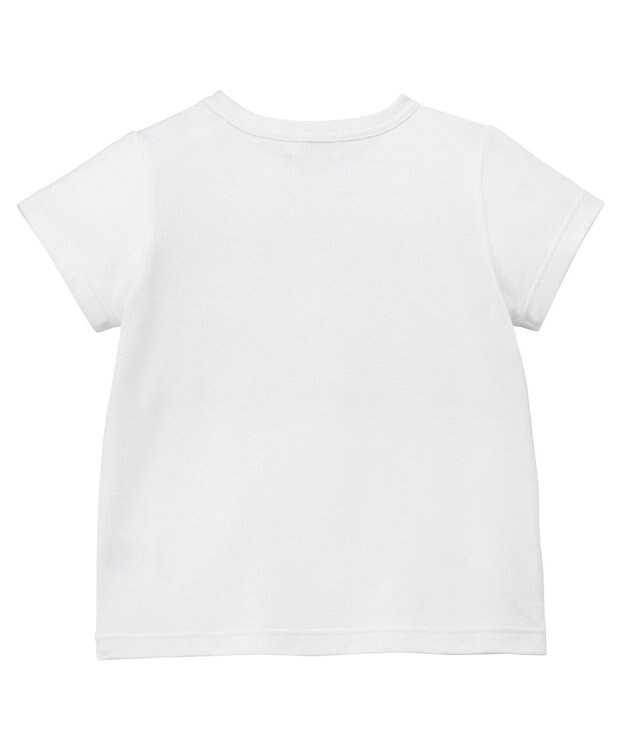 MIKI HOUSE HOT BISCUITS 【80-120cm】バンダナ柄 半袖Tシャツ 白