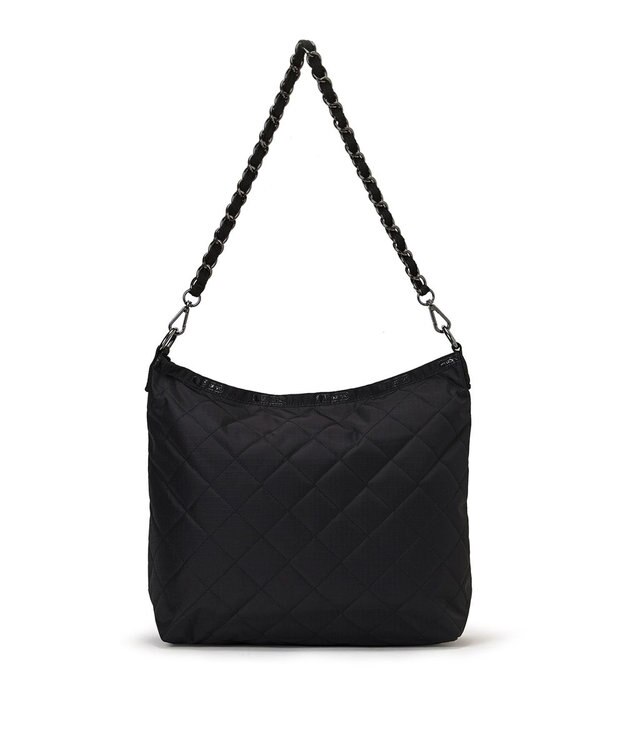 LeSportsac CHAIN MED ZIP SHOULDER/オニキスチェーンキルト オニキスチェーンキルト