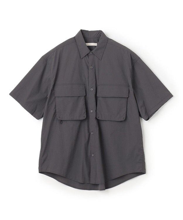 UNFILO MENS Light Move ポケットシャツ [24年春夏商品] チャコール