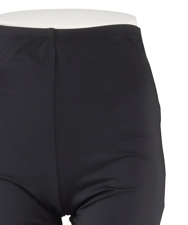 San-ai Resort（三愛水着楽園） 【UPF50＋】　WEB限定　つば付きラッシュ・レギンスセット　M・L　　【San-ai Resort（サンアイリゾート）】 ブラック