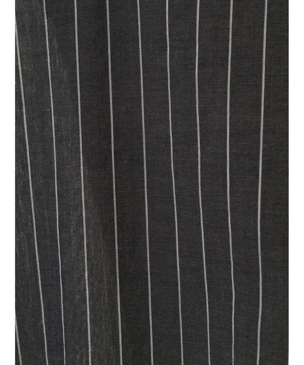 CRAFT STANDARD BOUTIQUE ペプラムブラウス（長袖） Stripe Black