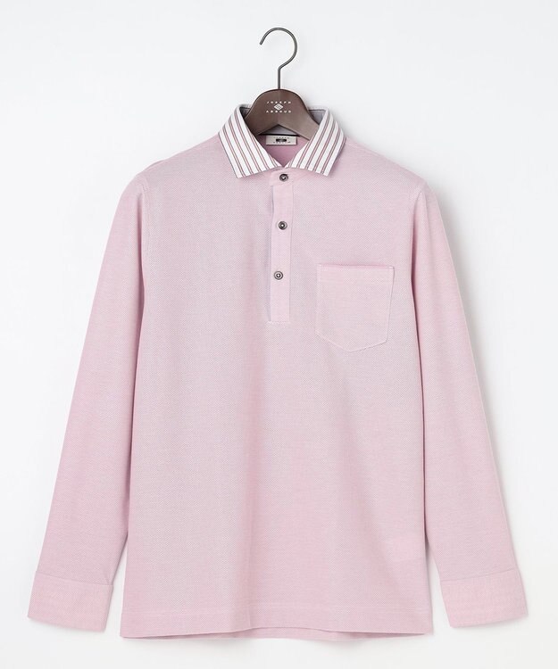 JOSEPH ABBOUD オーガニックコットンダディポロ 26SSモデル ローズ系