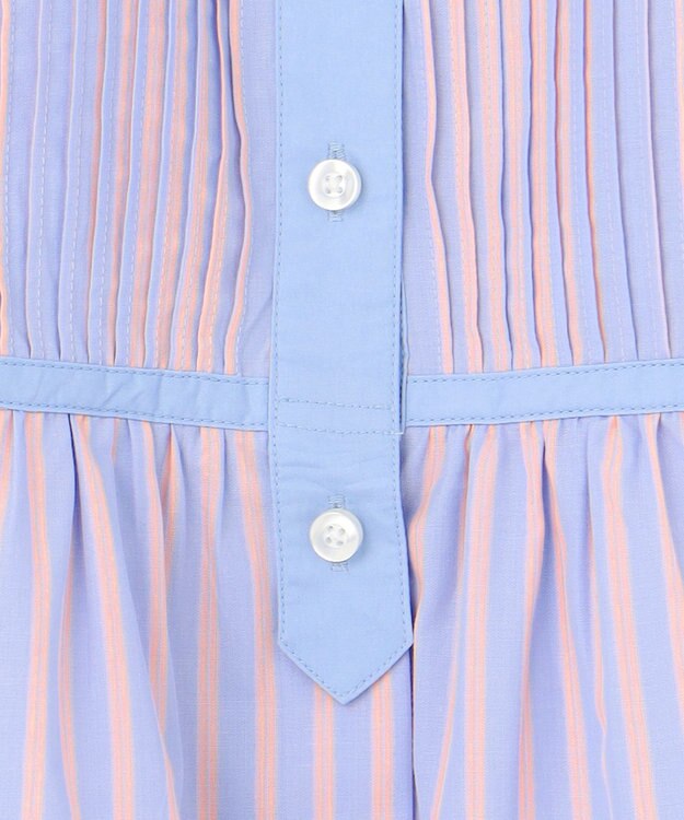 J.PRESS YORK STREET 【WOMEN】コットンタイプライター ブラウス サックスブルー系2