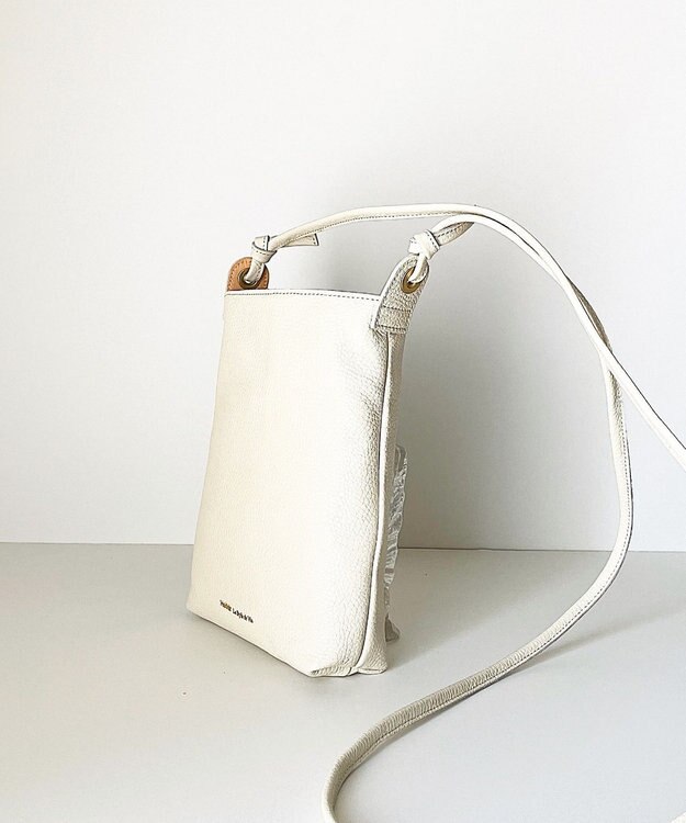 Hekhèr Le Style de Vie 新色追加【日本製】シュリンクレザー ショルダーバッグ ホワイト