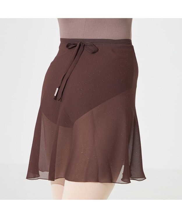 Chacott ◎【Nela ライン】巻きスカート ブラウン
