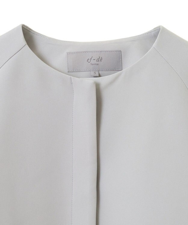 Green Parks ef-de タック袖ラグランジャケット Light Gray