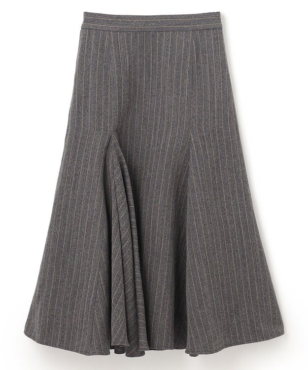 BEIGE， TURENNE / マーメイドスカート Gray×Camel line