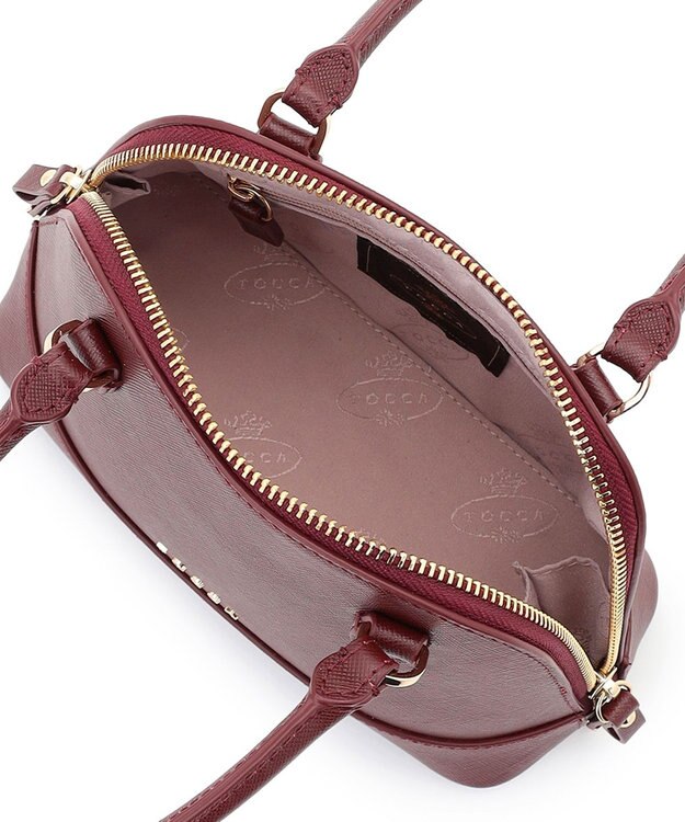 TOCCA LE SOMMET MINI BUGATTI BAG レザーバッグ レッド系