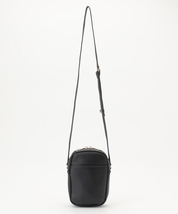 LA BAGAGERIE ランダムプリーツショルダーバッグ タテ ブラック