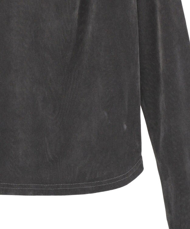 Green Parks ・ＡＮＤＳＥＡＲＣＨ　シアーベロアボトルネックロンＴＥ Charcoal Gray