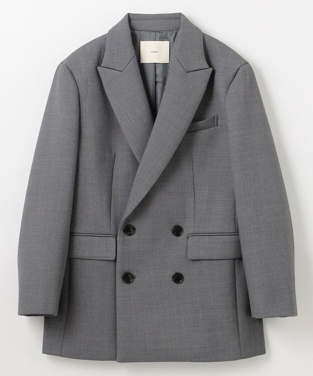 NAVE 【Nave】ボンディング オーバージャケット ライトグレー系