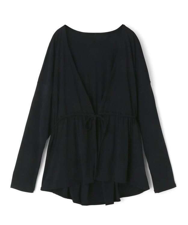 San-ai Resort（三愛水着楽園） 【UPF50＋】水陸両用羽織り　M【Coral veil（コーラルヴェール）】 ブラック