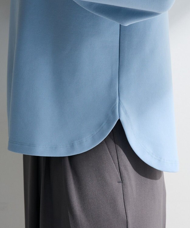 Green Parks パールスリーブカットプルオーバー Sax