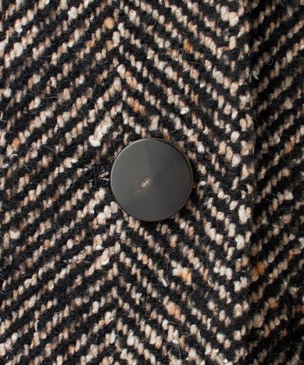 23区 L 【GOLD LABEL】MASTERLOOMヘリンボーンツイード ジャケット モノトーン系