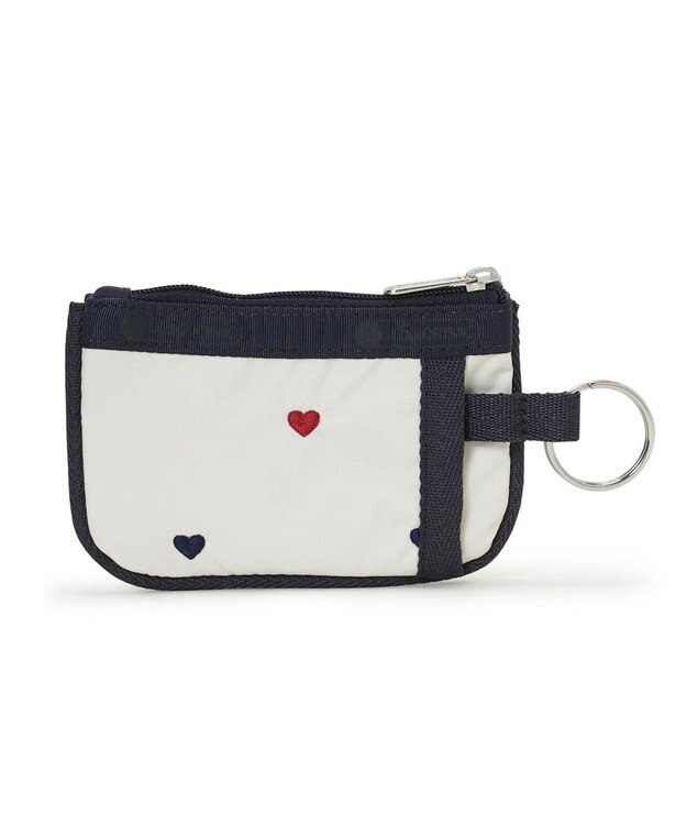 LeSportsac KEY CARD HOLDER/トリコロールハートエンブロイダリー トリコロールハートエンブロイダリー