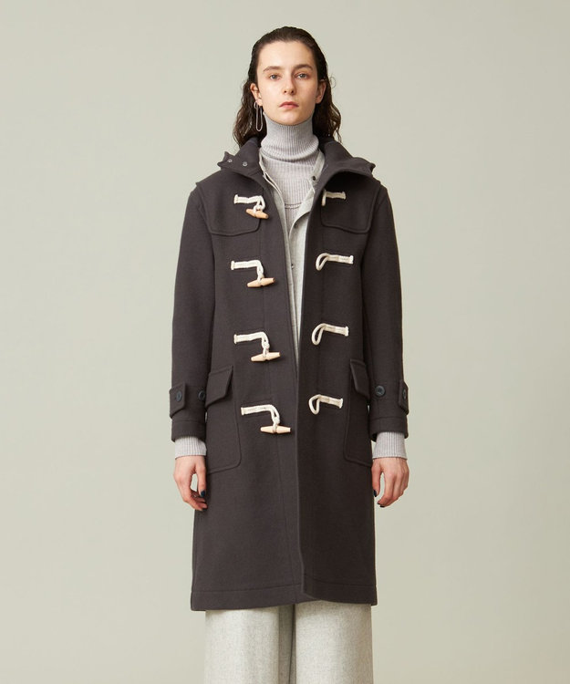 J.PRESS YORK STREET 【UNISEX】メルトンダッフルコート グレー系