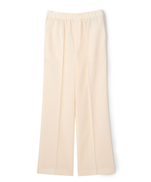 BEIGE， 【イージーケア・セットアップ対応】BATEAU / バックスリット ストレートパンツ Ecru