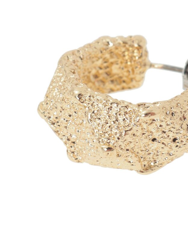 AMERICAN HOLIC グリッティフープピアス Gold