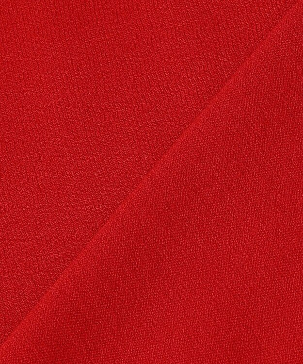 UNFILO マイビューティニット スクエアネック レッド