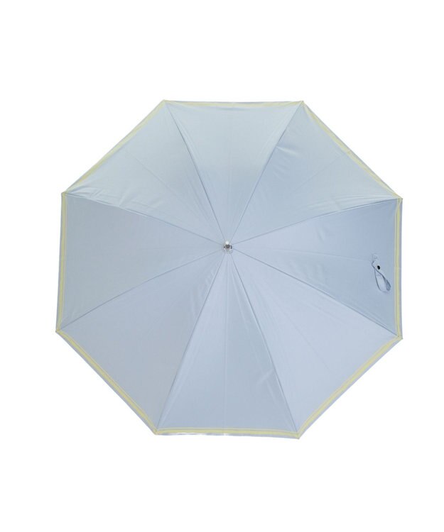 MOONBAT 晴雨兼用日傘 長傘 ランダムボーダー／遮光 遮熱 UV ペールスカイ