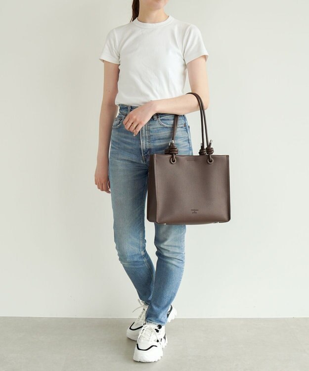 ACE BAGS & LUGGAGE 【2点セット】 JEWELNA BY Jewelna Rose ノットハンドルトート 16372 ジュエルナローズ ダークブラウン
