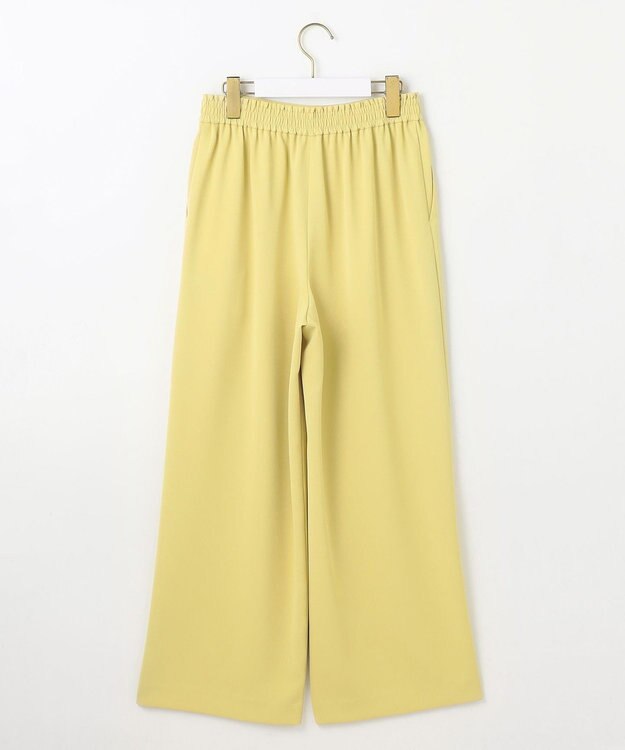 ANY SIS 【撥水・接触冷感・UVカット】コンフォートイージー ワイドパンツ イエロー