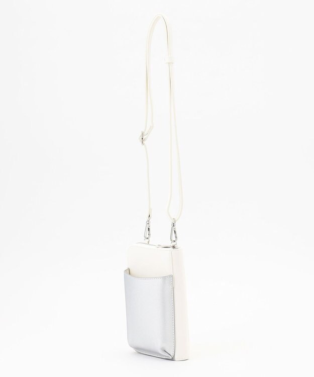 LA BAGAGERIE 【インスタグラマー Chiyoさん×LA BAGAGERIE】チェーンスマホショルダー ホワイト