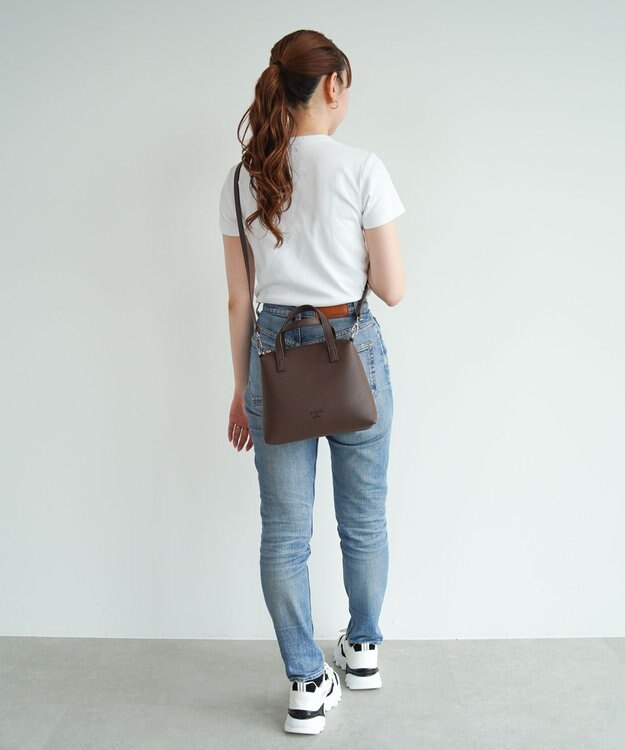 ACE BAGS & LUGGAGE 【2点セット】 JEWELNA BY Jewelna Rose ノットハンドルトート 16372 ジュエルナローズ ダークブラウン