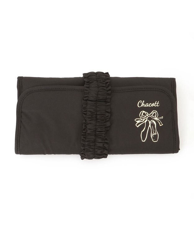 Chacott ギャザーロールケース ブラック