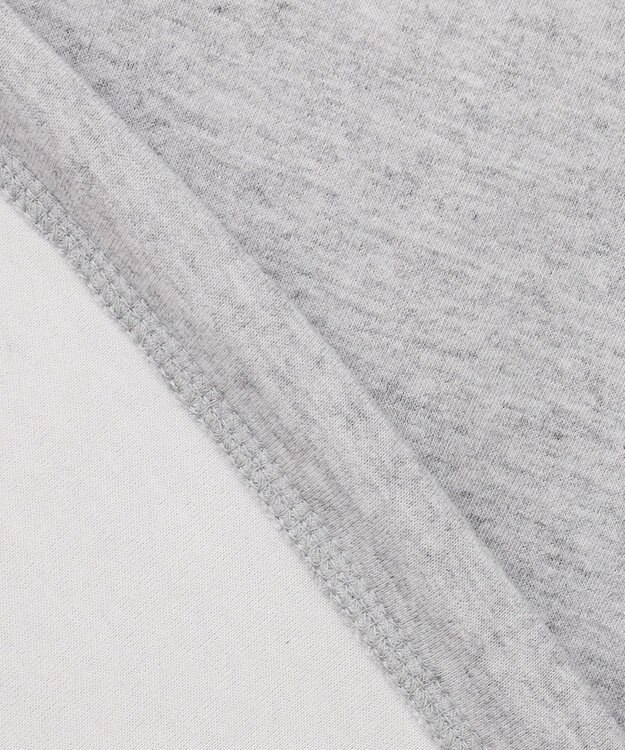 J.PRESS YORK STREET 【UNISEX】スタンド ハーフジップ プルオーバー スウェット ライトグレー系