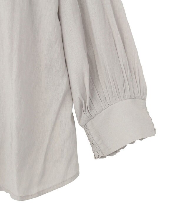 CRAFT STANDARD BOUTIQUE ウ゛ィンテージボイルロングスリーブブラウス Light Gray