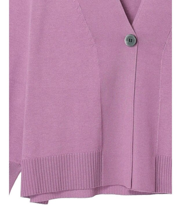 earth music&ecology ＵＶカット加工　ＢＩＧカーディガン Pink