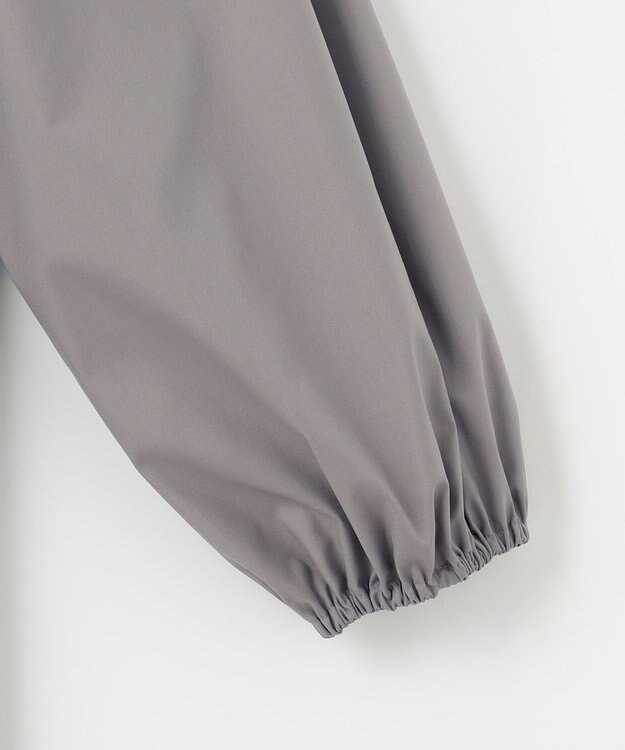 #Newans 【シワになりにくい/洗濯機可能】ロングフリルチュニック グレー