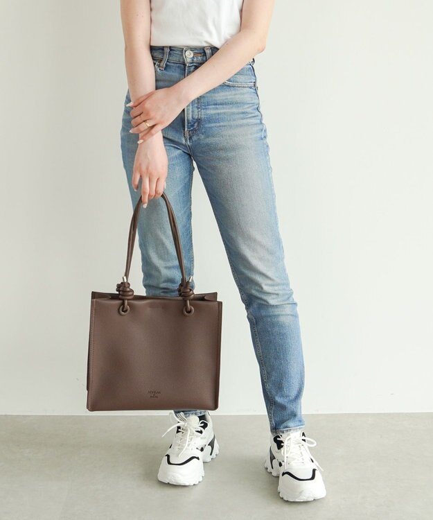 ACE BAGS & LUGGAGE 【2点セット】 JEWELNA BY Jewelna Rose ノットハンドルトート 16372 ジュエルナローズ ダークブラウン