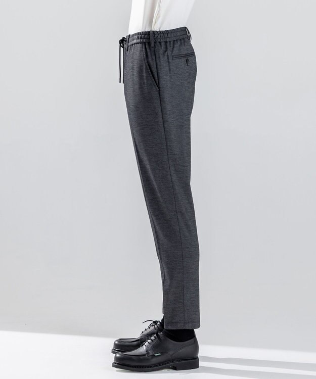 JOSEPH HOMME 新素材【ストレッチ/セットアップ対応】シルキーウールジャージー    ドロスト付テーパードパンツ / PEGG CONVERTIBLE ライトグレー系