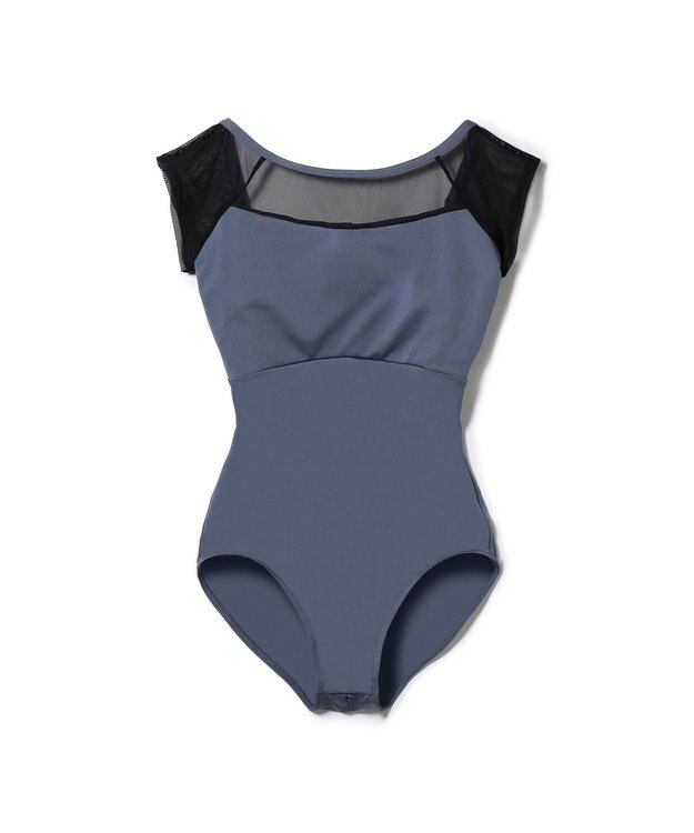 Chacott フレンチスリーブレオタード アイアンブルー