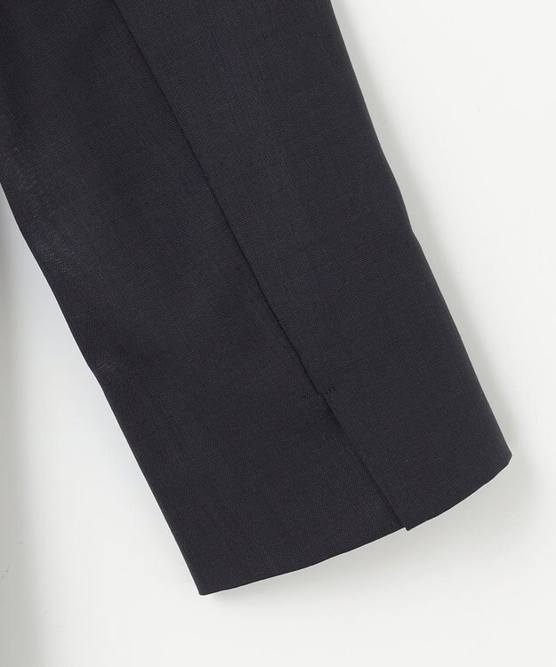 自由区 【洗える】トロピカルストレッチテーラード ジャケット ネイビー