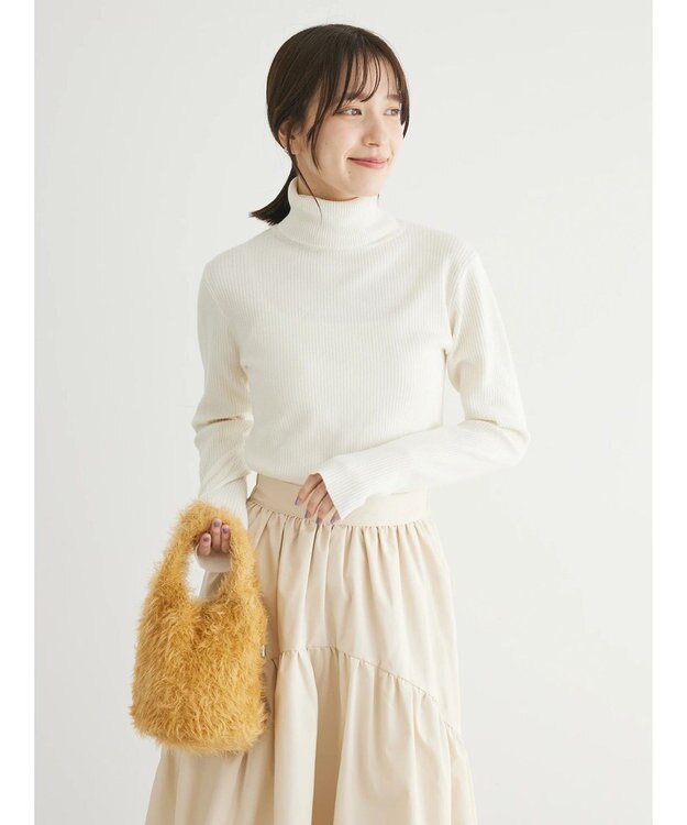 Green Parks もちやわ　タートルプルオーバー Off White