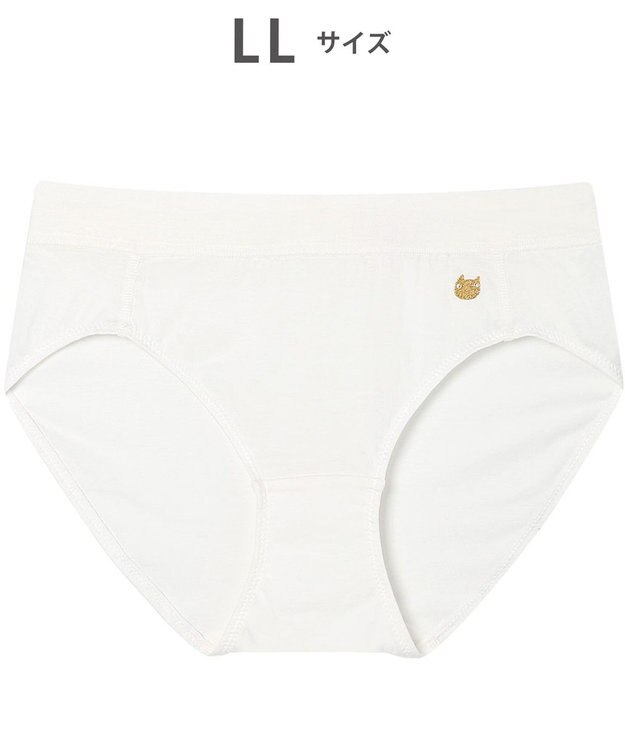 tsumori chisato SLEEP ツモリチサト ショーツ 綿混ベア天竺素材(身生地) はきこみ丈あさめ レディース UPX400/ワコール アイボリー