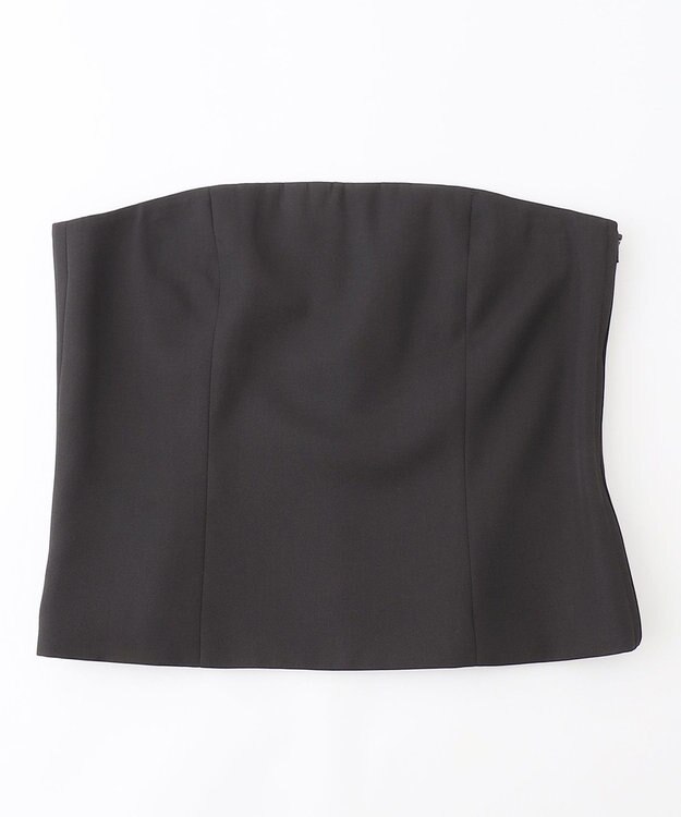 NAVE 【Nave】ウールポリエステルツイル ビスチェ ブラック系