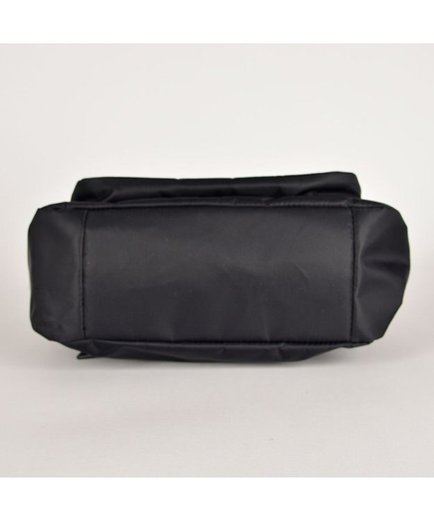 Y'SACCS リサイクルナイロン×カウレザー ラップリュック　Sサイズ ブラック