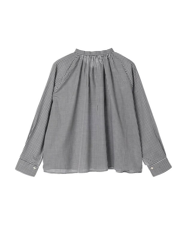 AMERICAN HOLIC イージーケア２ＷＡＹボウタイブラウス Gingham Check