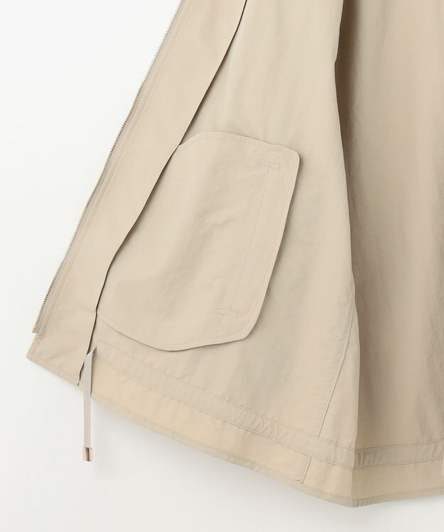 自由区 【撥水加工・UVケア・洗える】ライトグログラン ブルゾン ベージュ