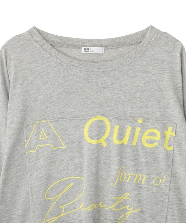 CRAFT STANDARD BOUTIQUE ロゴプリントロンTee Gray