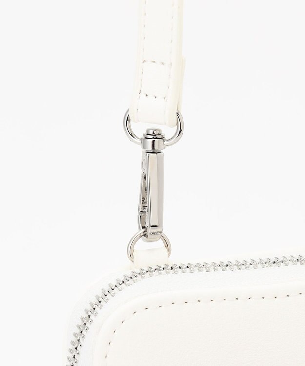 LA BAGAGERIE 【インスタグラマー Chiyoさん×LA BAGAGERIE】チェーンスマホショルダー ホワイト